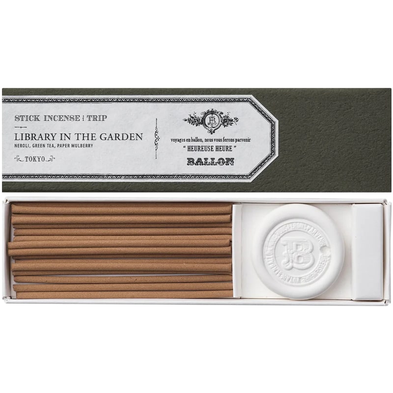 Box of 20 Incense Sticks - Library In The Garden (Tokyo)