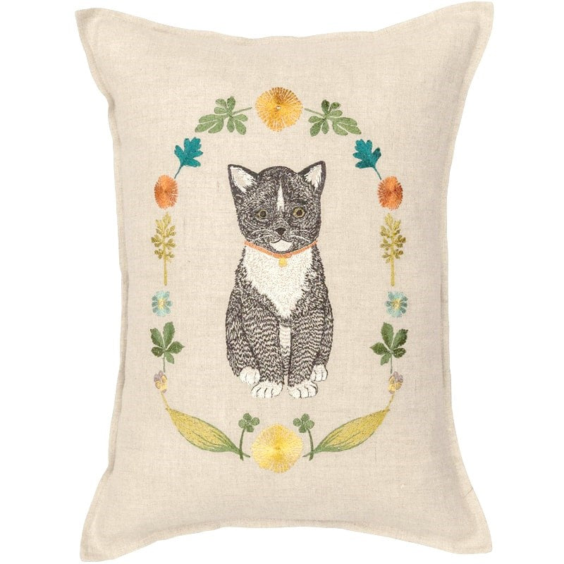 Kitten Cameo Pillow