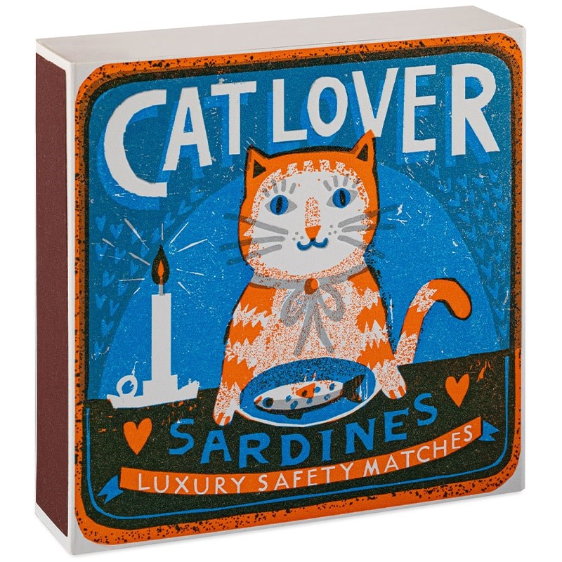 Cat Lover Sardines Matchbox