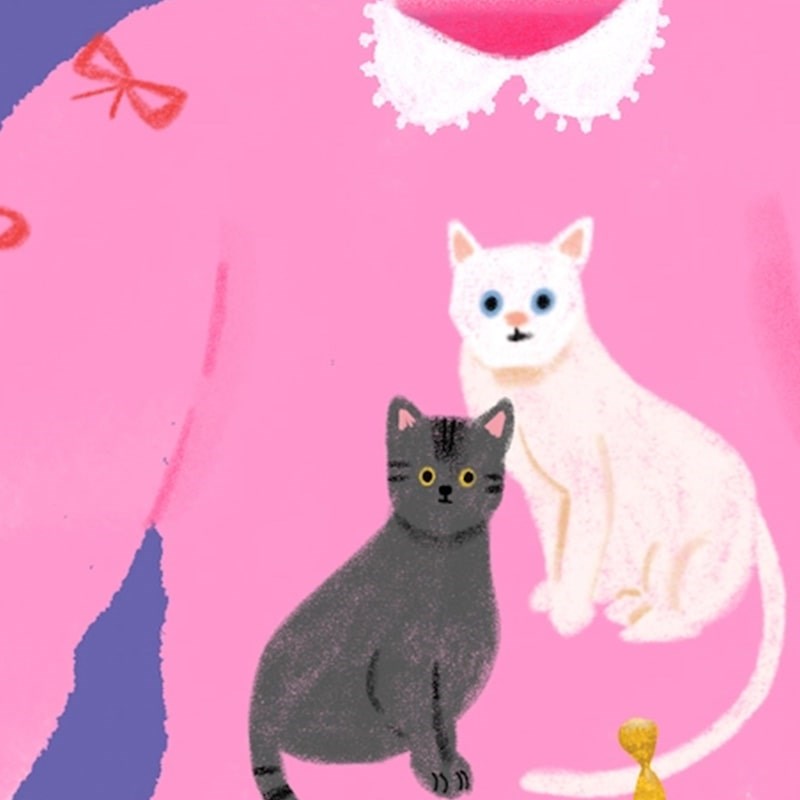Cat Lady Birthday Card