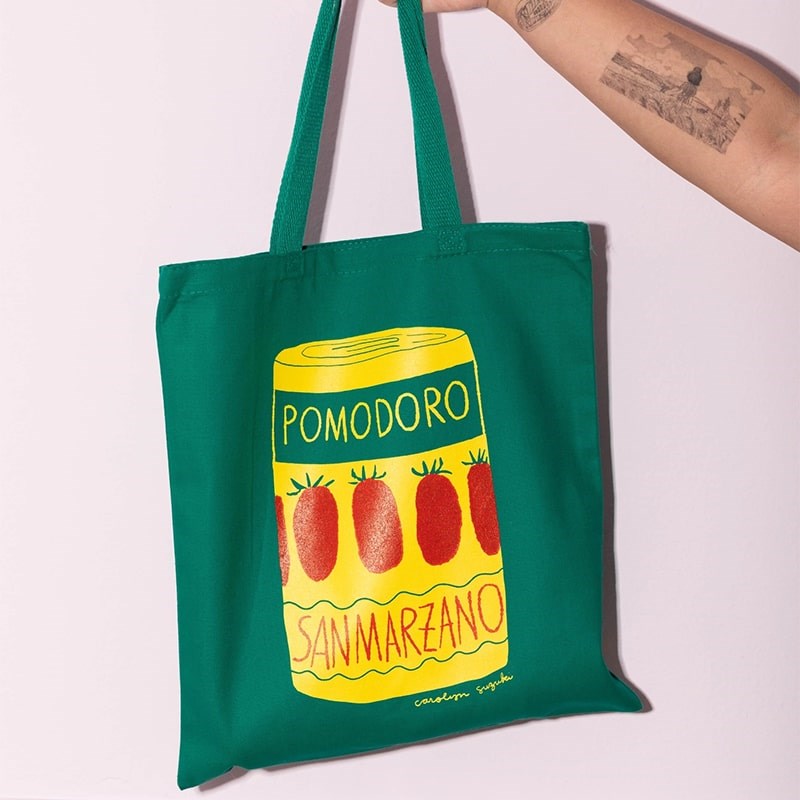 Green Pomodoro Tote