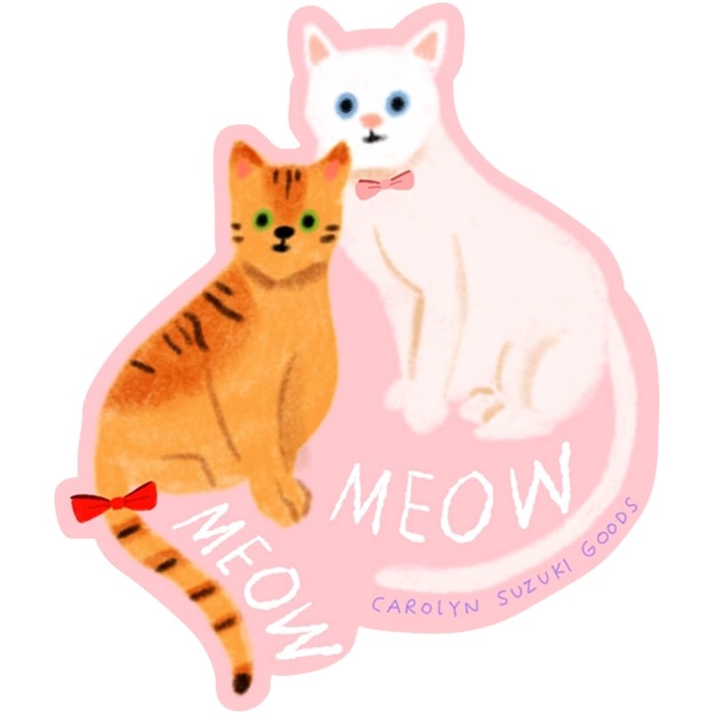 Neko Die Cut Sticker