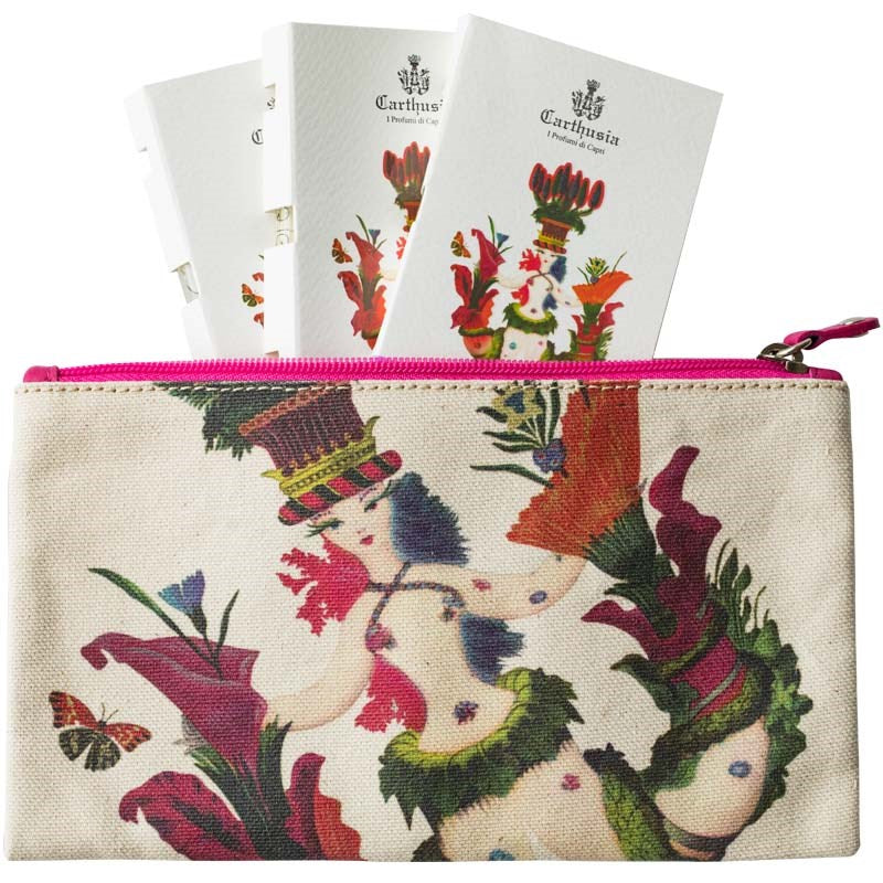 GWP Carthusia Zip-Up Pouch + Fragrance Trio - 3 x 2 ml